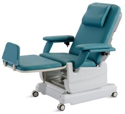Electric Adjustable Hospital Medical Patient Blood Collection Donor Dialysis Chair