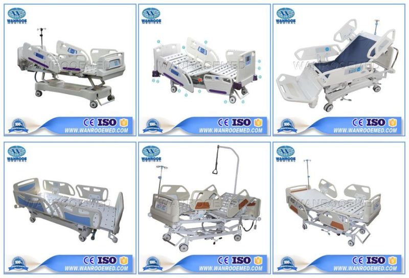 Bae502 Cheap Price Unique Care ICU Hospital Bed with Cassette Track
