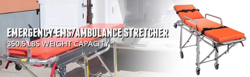 Soft Carry Stretcher for Ambulance for 2 Cranks Med Bed Hospital Furniture Medical Stretcher for Patient Transfer