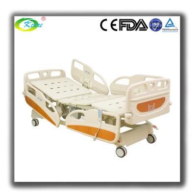 Adult Steel Frame Hospital Bed Camas Hospitalares Eletricas with Three Functions