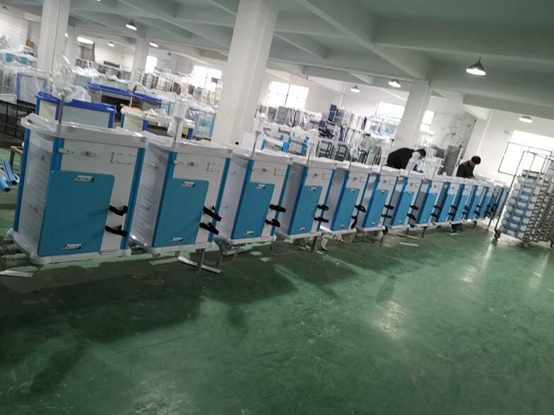 Hospital Medical Treatment Anesthesia Trolley, Medical Cart for Anesthesia