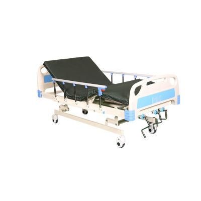Best Seller Cheap Price Adjustable Tthee Manual Medical Hospital Bed for Patient