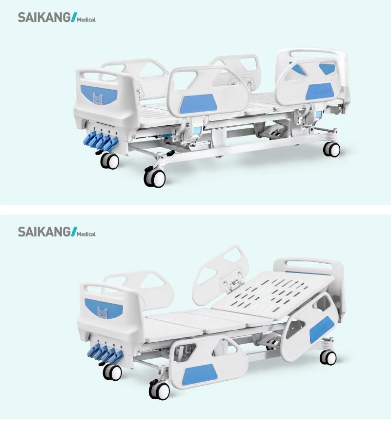 B4e Manual Four Crank Cheap Hospital Medical ICU Sick Bed