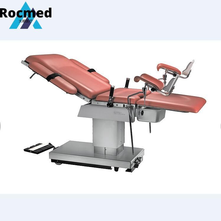 Hydraulic Ultra Wide 700mm Gynecology Operating Table with Foot Pedal and Central Brake