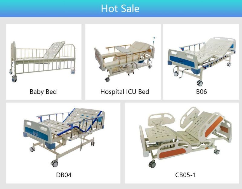 Patient Care Hospital Furniture Manufacturer ABS Manual Medical Bed with Toilet B06-2b