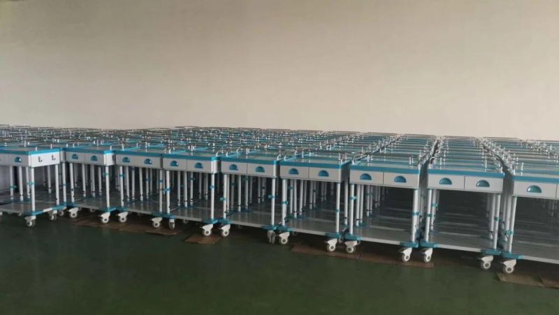 Medical Hospital Furniture ABS Medical Trolley for Hospital Usage Medicine Trolley Cart