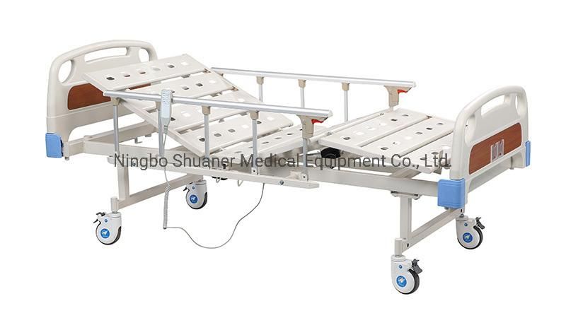 Hospital Equipment Aluminum Alloy Two-Function Medical Electric Hospital Beds