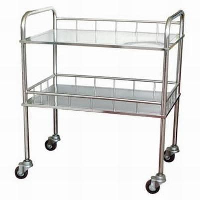 (MS-T60S) Hospital Stainless Steel Medical Instrument Cart Trolley