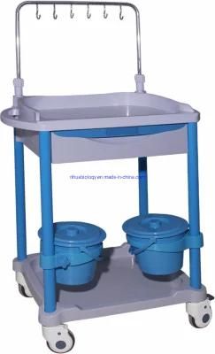 Infusion Hooks Hospital Therapy Room Mobile Nurse Treatment Trolley