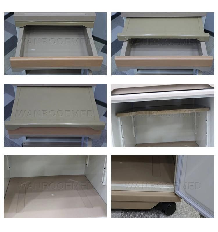 Bc009 Factory Manufacture Wooden Hospital Side Locker Bedside Cabinet