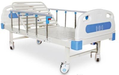Medical Equipment One Function Hospital Bed Single Cranks Medical ICU Patient Nursing Bed