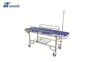 Yx-3 Stainless Steel Stretcher Trolley for Hospital
