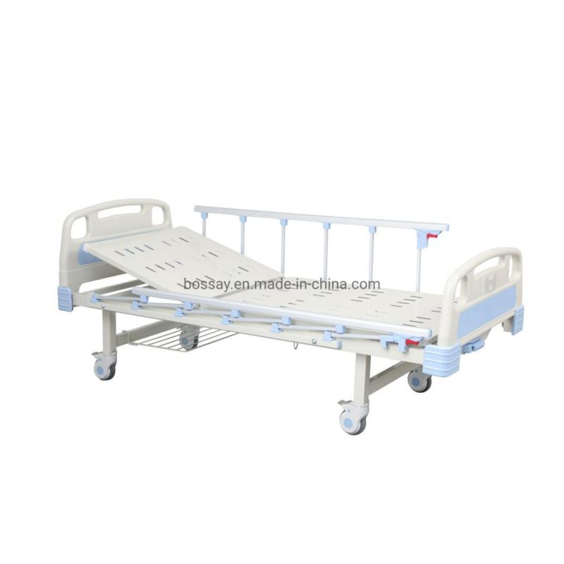 Two Position Manual Adjustable Nursing Equipment Medical Furniture Hospital Bed