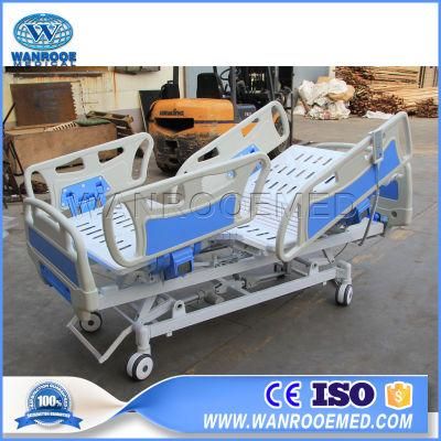 Medical ICU 5 Function Electric Adjustable Nursing Hospital Patient Bed