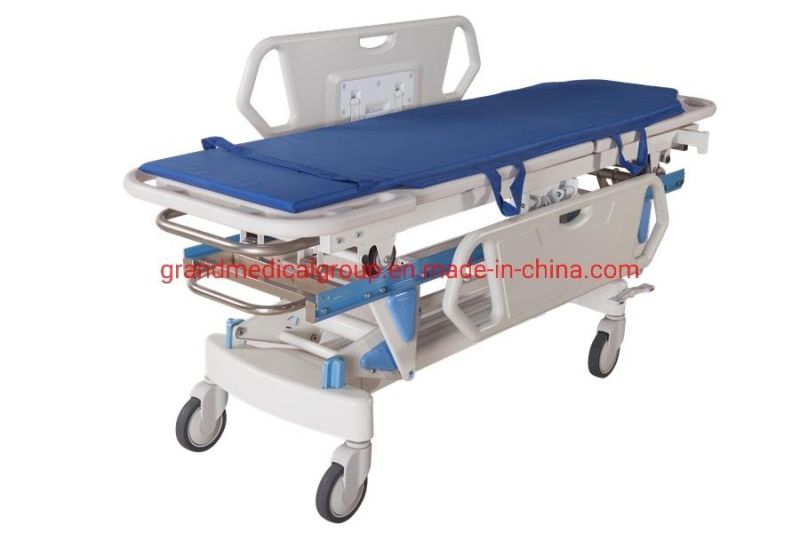 Medical Trolley Medical Cart Surgical Trolley with Drawers Hospital Emergency Patients Transfer Stretcher Trolley Medical Hospital Patients Transfer Trolley