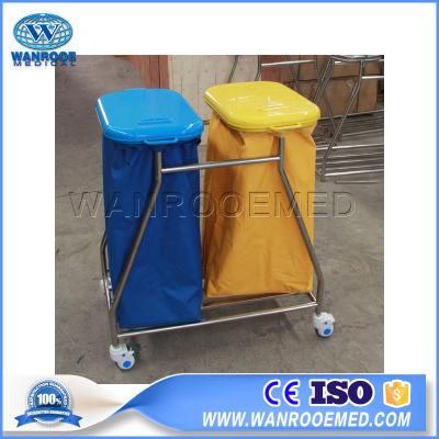 Bss026 Hospital Furniture Stainless Steel Hand Medical Delivery Cart Trolley