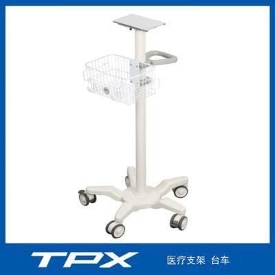 Patient Monitor Rolling Stand Cardiac Monitor Trolley