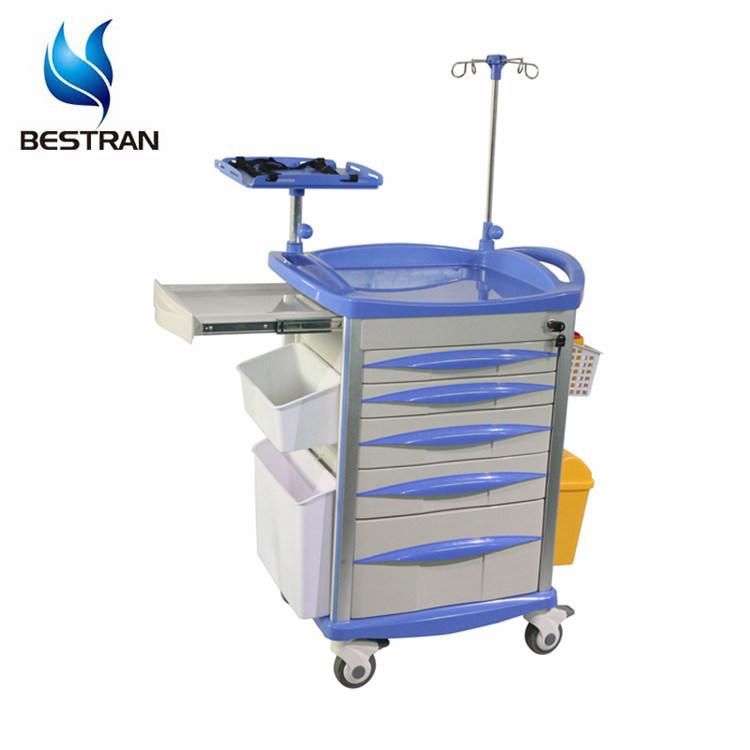 Bt-Ey22 Hospital Medical Surgical Equipment Emergency Trolley Crash Cart