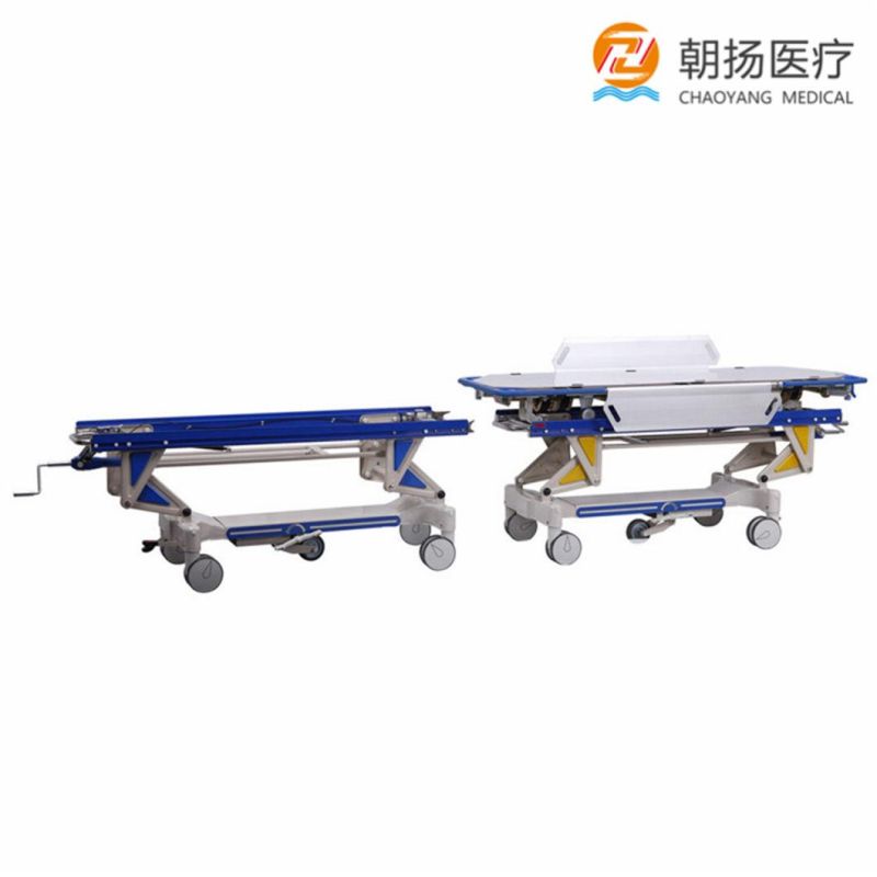 High Quality Aluminum Hospital Emergency Room Patient Transfer Medical Ambulance Connecting Stretcher Price