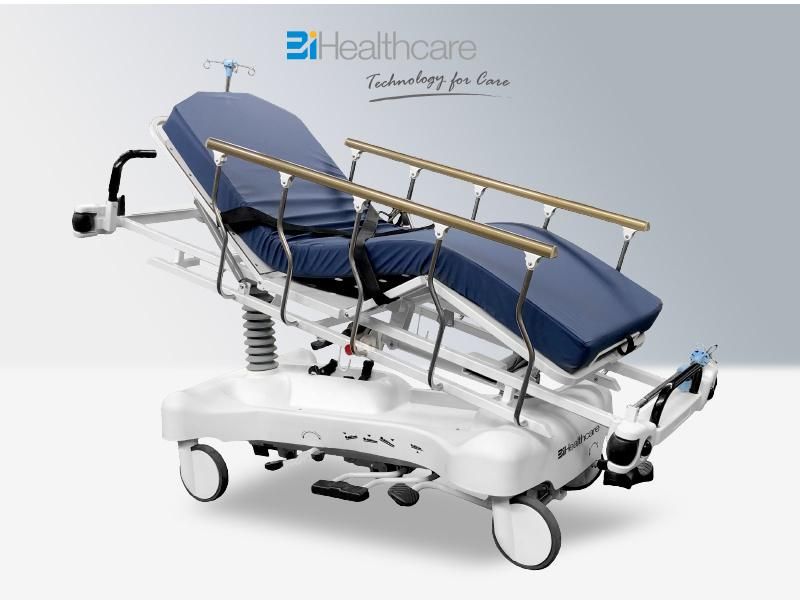 Hydraulic Emergency Stretcher with Side Rails