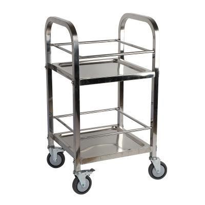 Hospital Convenient Trolley Facilities, Stainless Steel Medicine Trolley.