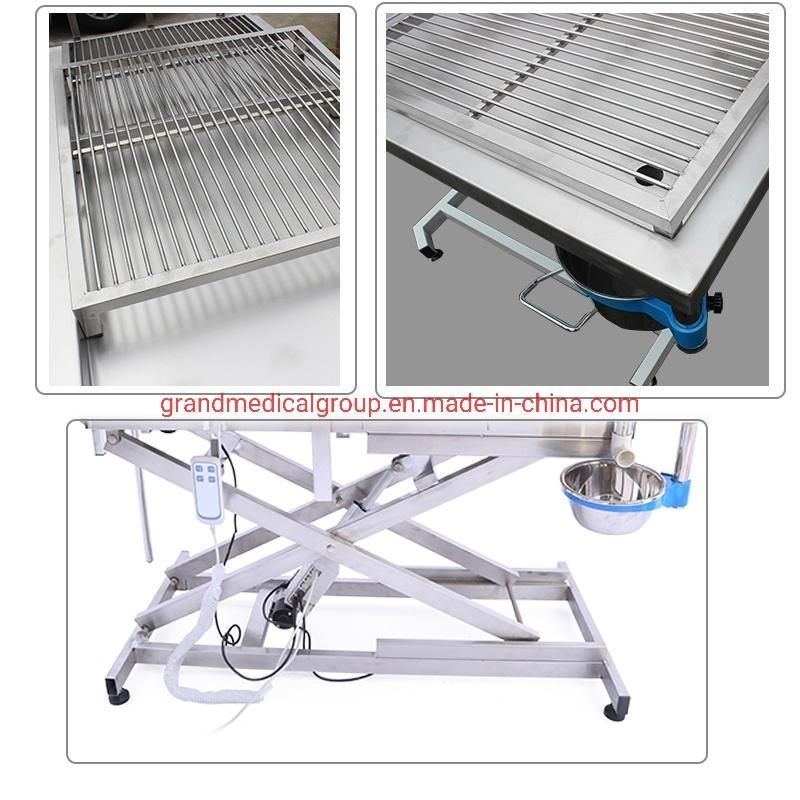 Veterinary Surgical Table Surgical Table Operating Theater Table Pet Operation Surgical Stainless Steel Medical Table