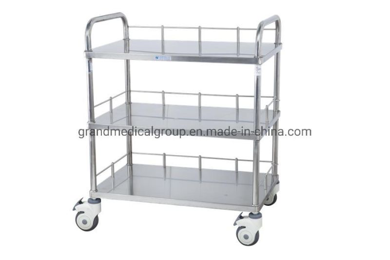 Stainless Steel Hospital Cart Medical Equipment