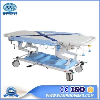 Bd111 Hospital Operation Manual Height Adjustable Emergency Ambulance Transport Stretcher with Special Guardrail