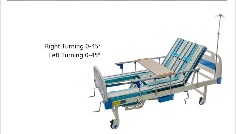 Hospital Furniture Manual Nursing Beds for Patient Sh-01