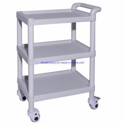 Rh-101b Hospital ABS Tubular Instrument Trolley - Hospital Furniture Instrument Cart