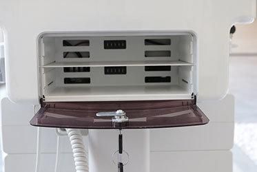 Bwt-001n1 Hospital ABS Nurse Computer Medicine Workstation Crash Cart Mobile Trolley