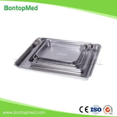 Hospital Medical Equipment Stainless Steel Surgical Treatment Instrument Tray/Dish/Lunch/Food Plate