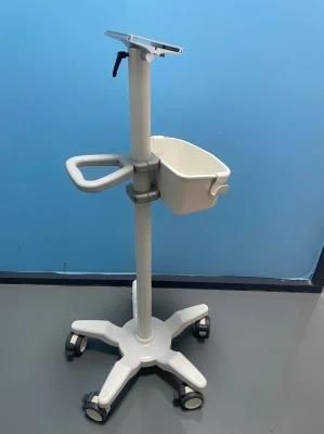 Patient Medical Monitor Trolley with Basket