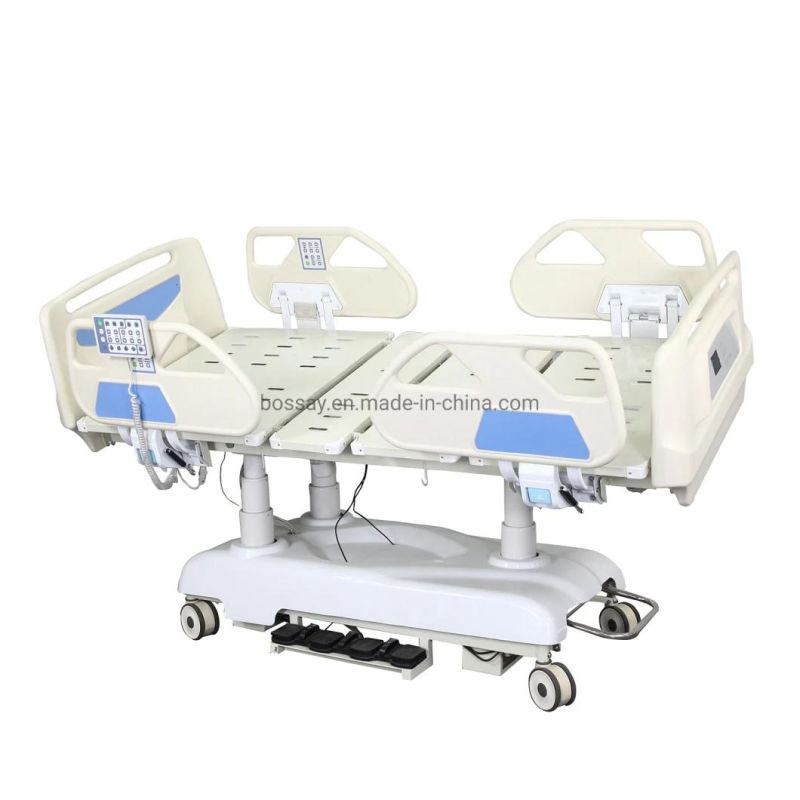 Multifunction Folding Medical Furniture Adjustable Electric ICU Nursing Hospital Bed