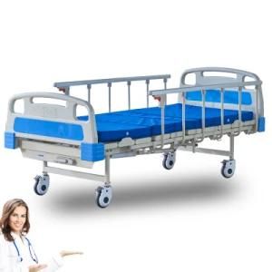 Adjustable Hospital Bed with Backrest Lifting Function China Supplier