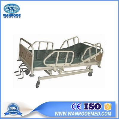 Bam501 Hospital Patient Furniture Five Functions Medical Manual Nursing Bed
