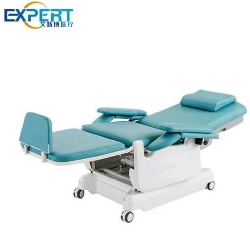 CE ISO Medical Furniturehospital Chair Dialysis Treatment Hemodialysis Bed Chair