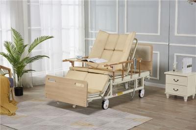 Wooden Hospital Nursing Electric Nursing Home Beds for The Paralyzed