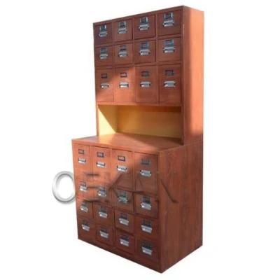 Oekan Hospital Chinese Medicine Wooden Storage Cabinet Multi-Drawer Hospital Pharmacy Cabinet