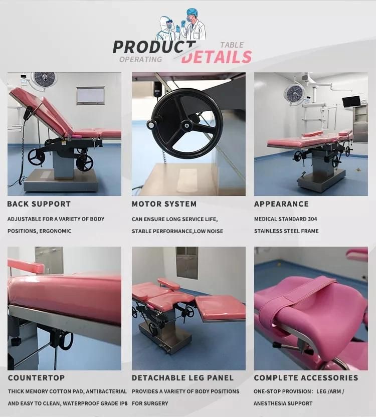 Electric Gynecology Examination Chair Obstetric Gynecological Examination Bed for Clinic