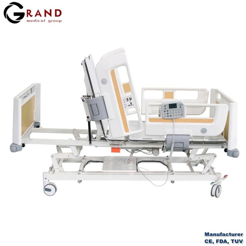 Four Function Electric Hospital Nursing Bed Medical ICU Bed for Hospital Patient Nursing