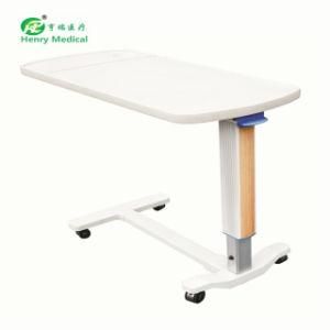 ABS White Dinner Table Hospital Patient Overbed Table (HR-201)