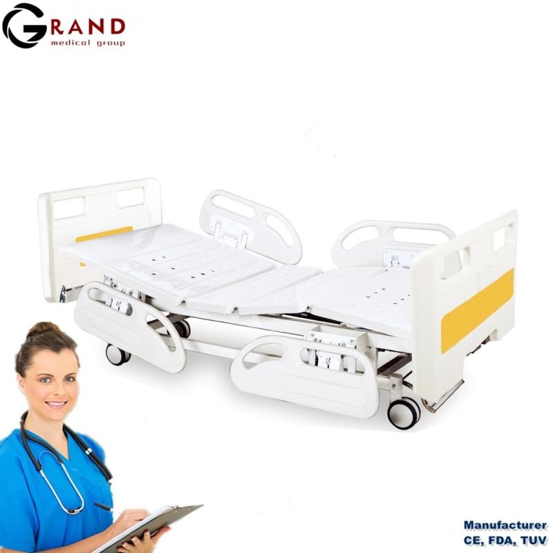 Heavy Load Hospital Furniture Two Function Hospital Manual Two Cranks Bed