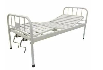 Medical Bed Hospital Furniture Flat Stainless Steel Bed Head Hospital Bed