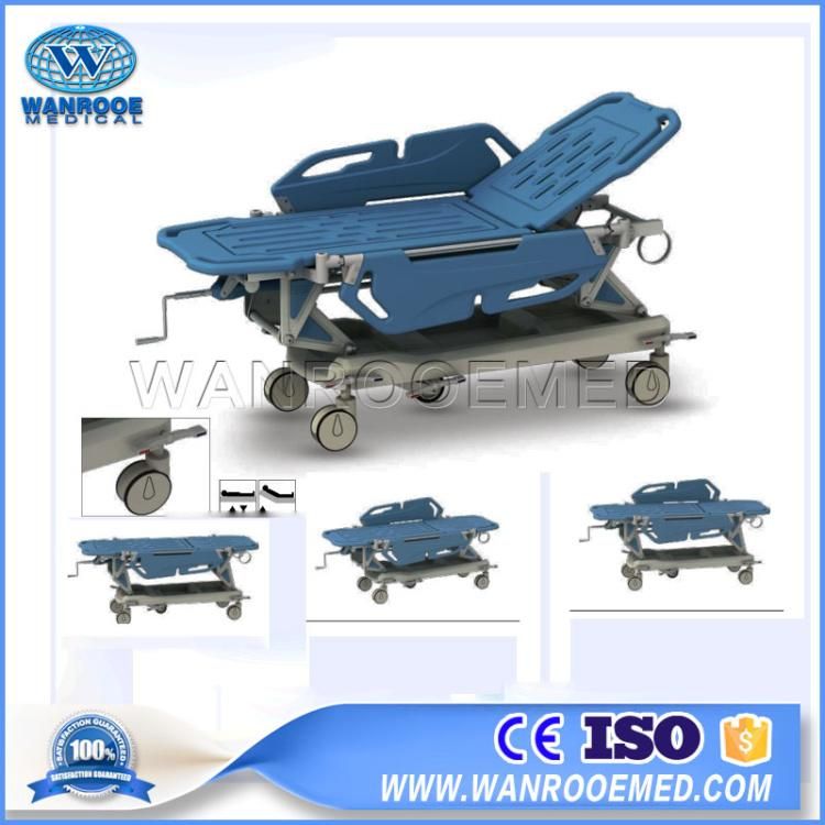 Bd3CB Medical Emergency Manual Mobile Patient Transfer Treatment Stretcher Cart