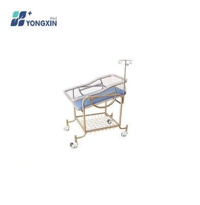 Yx-B-4 Hospital Supply Stainless Steel Baby Bed