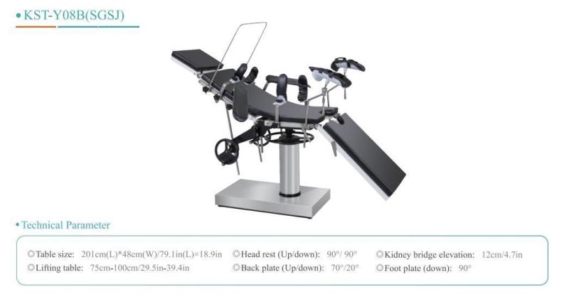 Hot Selling Products Hospital Medical Electro-Hydraulic Operating Table