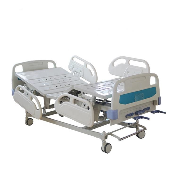 Luxury 3 Cranks 3 Functions Adjustable Manual Hospital Bed
