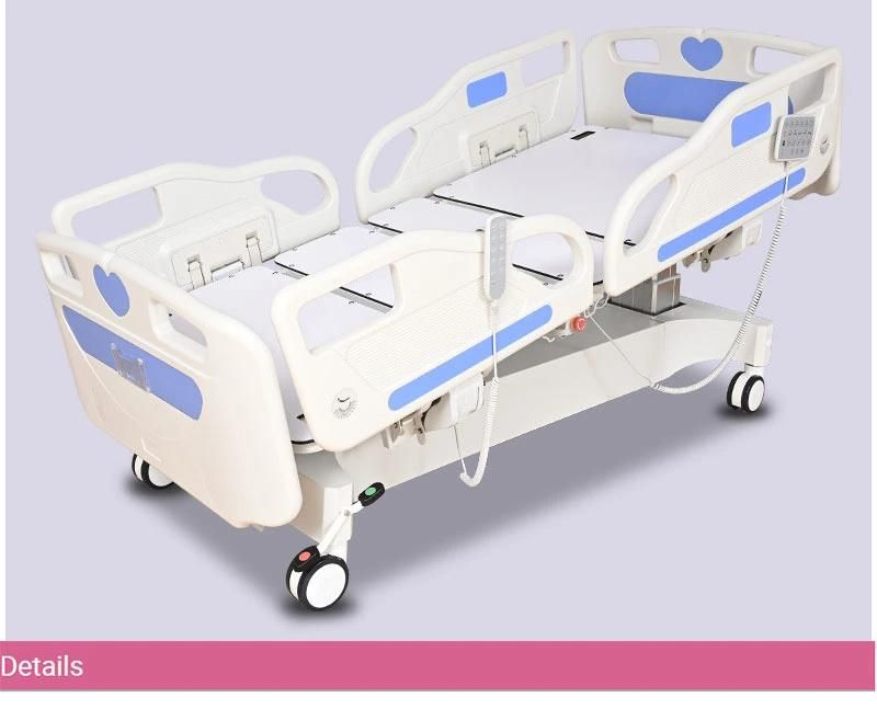 Five-Function ABS Medical Bed with X-ray Multifunctional ICU Electric Bed