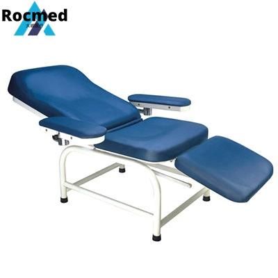 Low Price Medical Furniture Phlebotomy Chair Manual Hospital Treatment Dialysis Chair